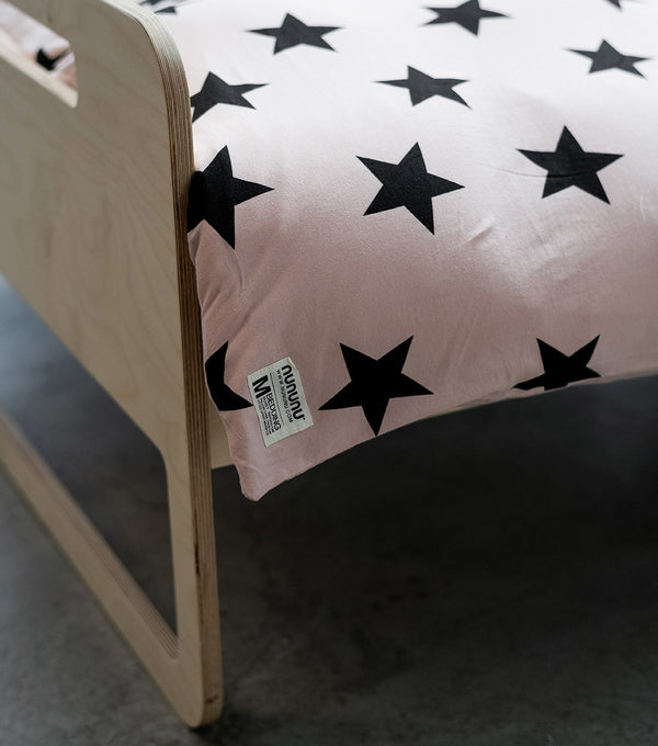Nununu Super Soft Star Bedding Set Powder Pink