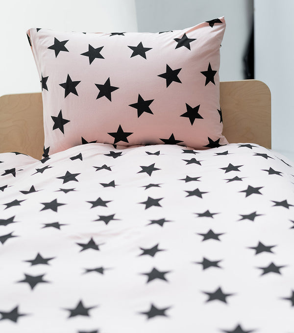 Nununu Super Soft Star Bedding Set Powder Pink