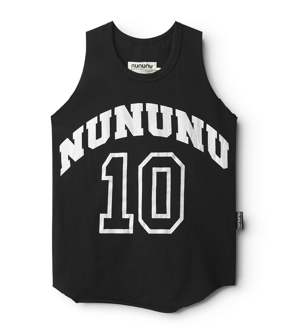 nununu team nu tank top black