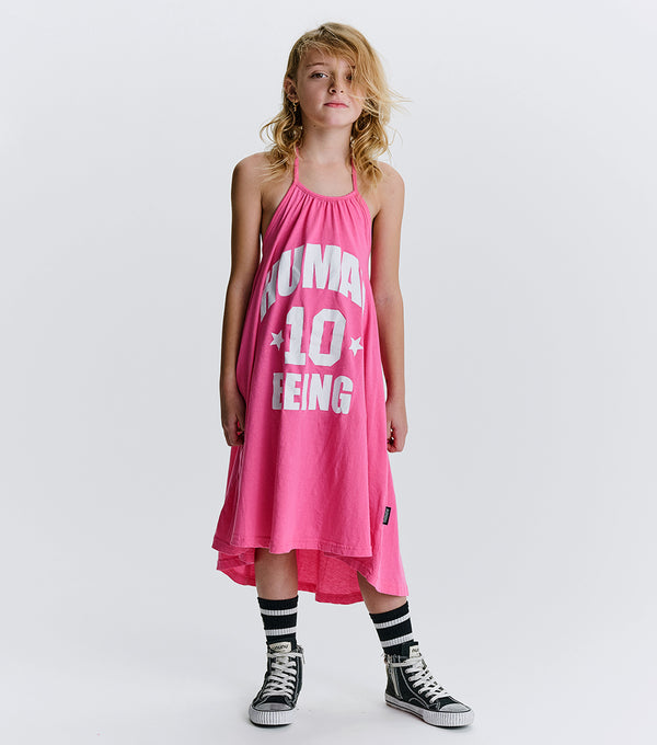 Nununu Team Nununu Collar Dress Hot Pink