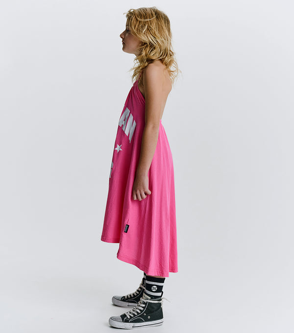 Nununu Team Nununu Collar Dress Hot Pink