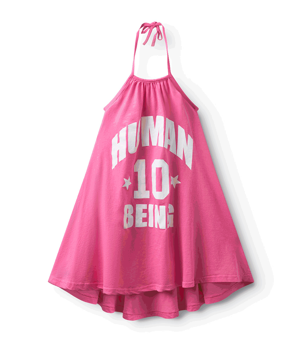 nununu team nununu collar dress hot pink