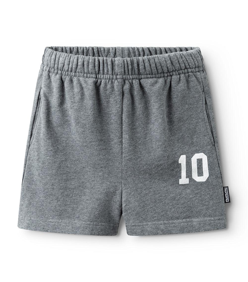 nununu ten sweatshorts dusty heather grey
