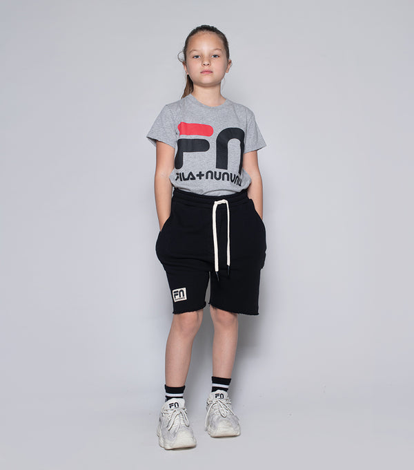 Nununu Tennis Ball Patch Sweatshorts Black