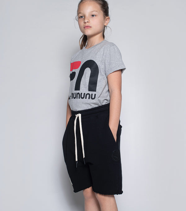 Nununu Tennis Ball Patch Sweatshorts Black