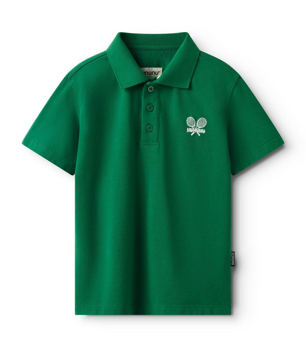 nununu tennis polo green