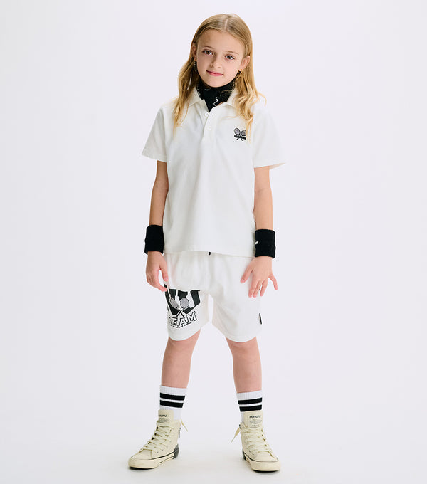 Nununu Tennis Polo White