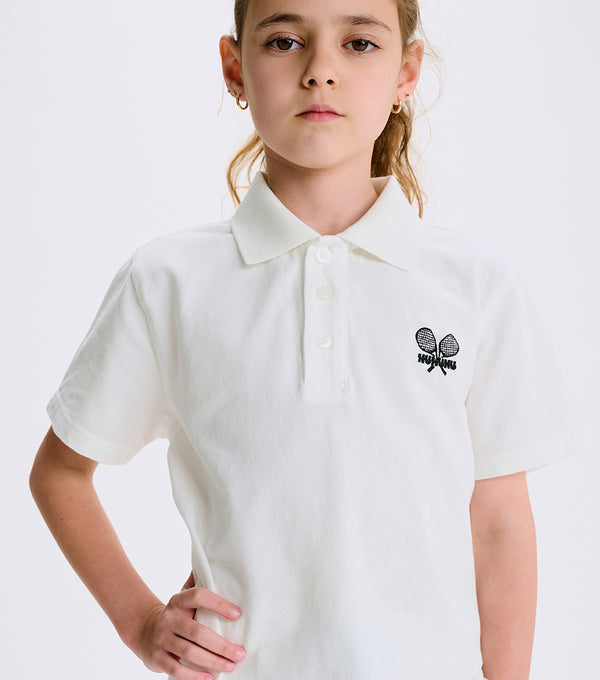 Nununu Tennis Polo White