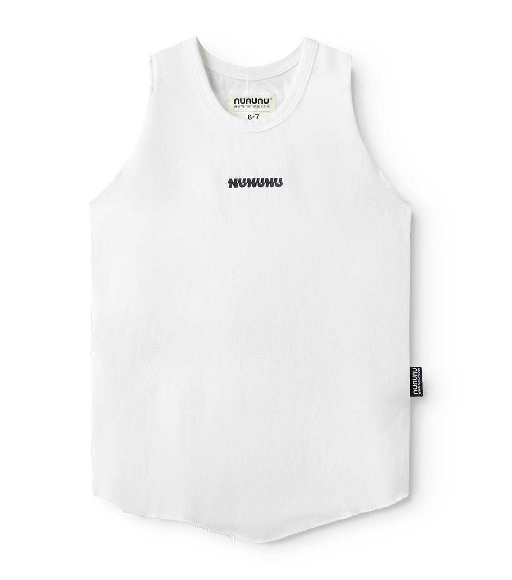 nununu tennis tank white
