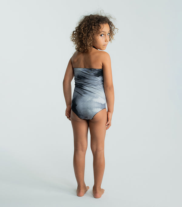 Nununu Tie Dye Collar Swimsuit