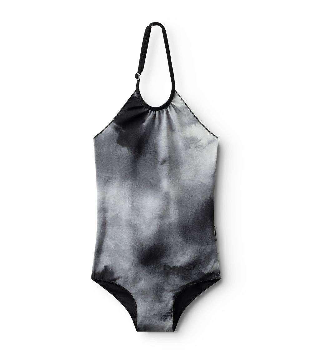 nununu tie dye collar swimsuit