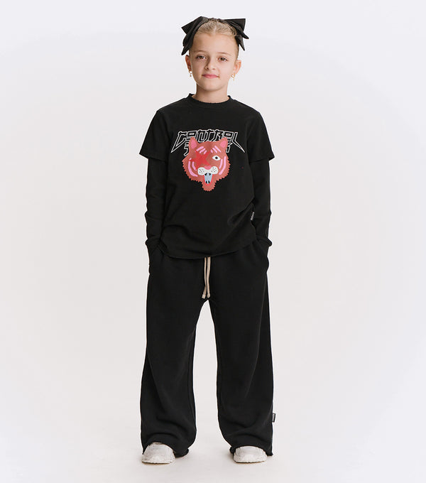 Nununu Tiger Strike Shirt Black