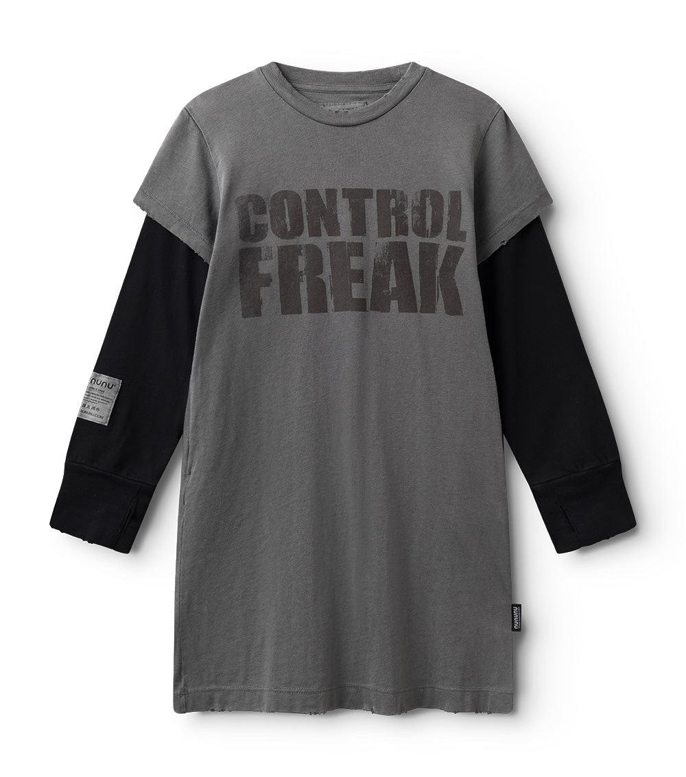 nununu towfer control freak a dress vintage grey
