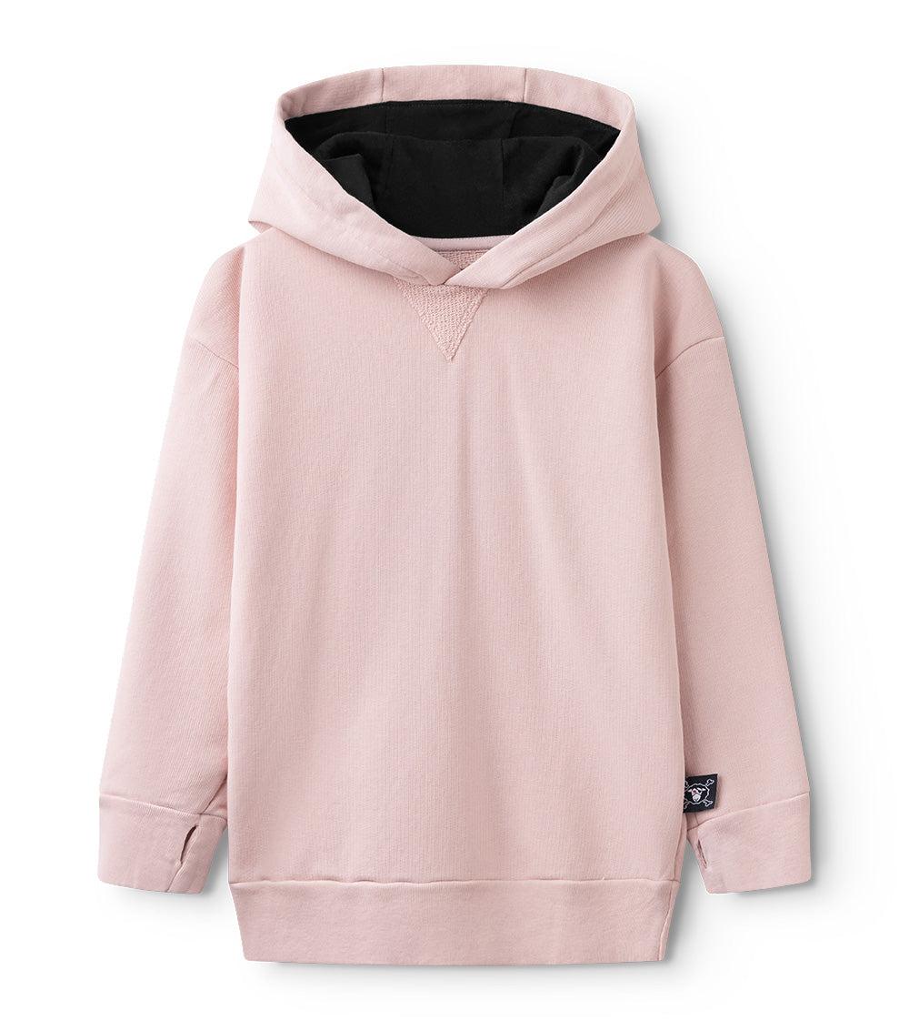 nununu tribal dancer hoodie powder pink