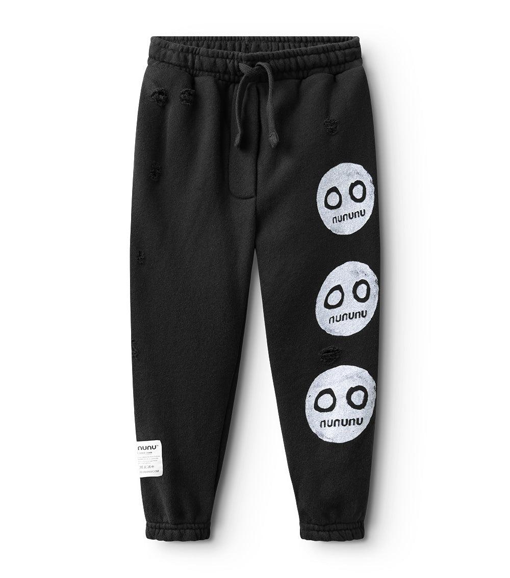 nununu trio smile sweatpants black