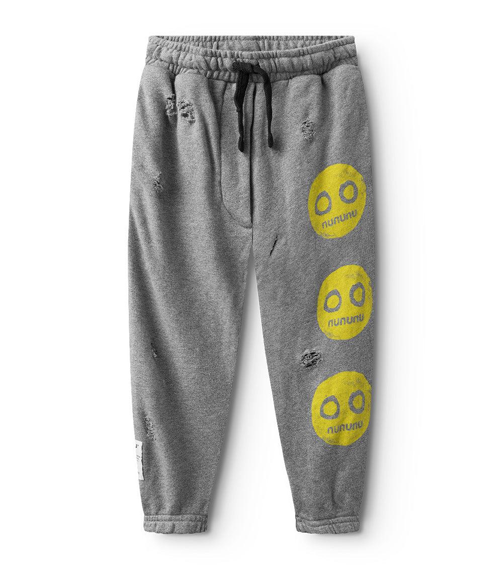 nununu trio smile sweatpants dusty heather grey