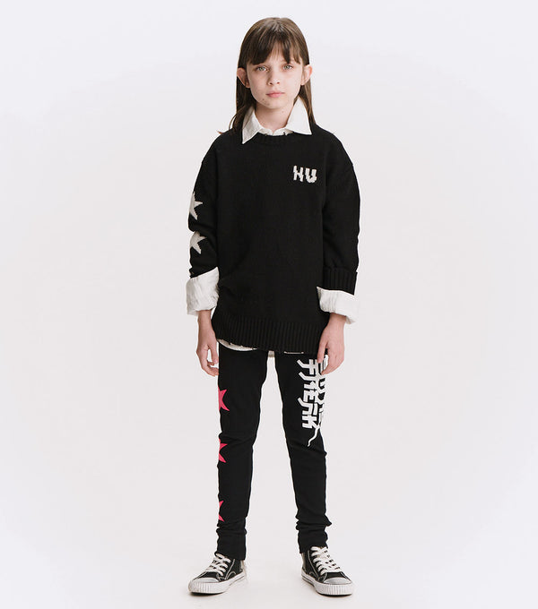 Nununu Trio Star Knit Black