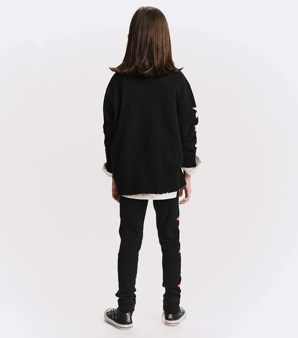 Nununu Trio Star Knit Black