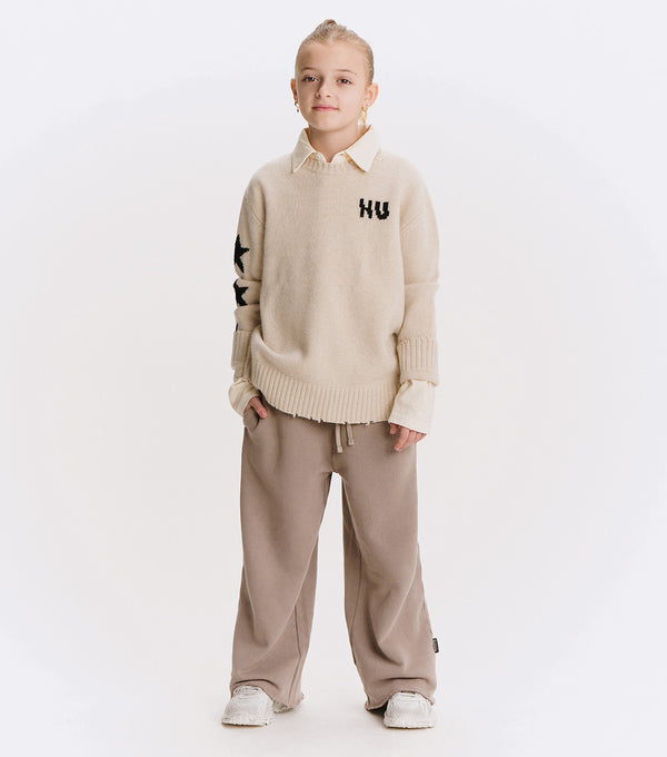 Nununu Trio Star Knit Natural