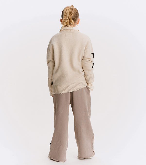 Nununu Trio Star Knit Natural