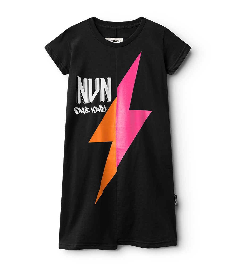 nununu unbalanced rawk a dress