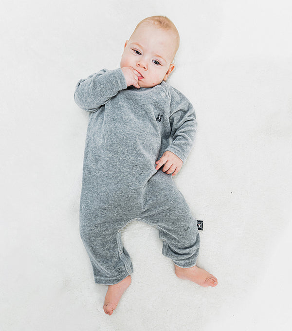 Nununu Velvet Overall Heather Grey