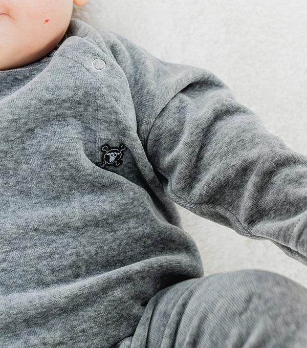 Nununu Velvet Overall Heather Grey