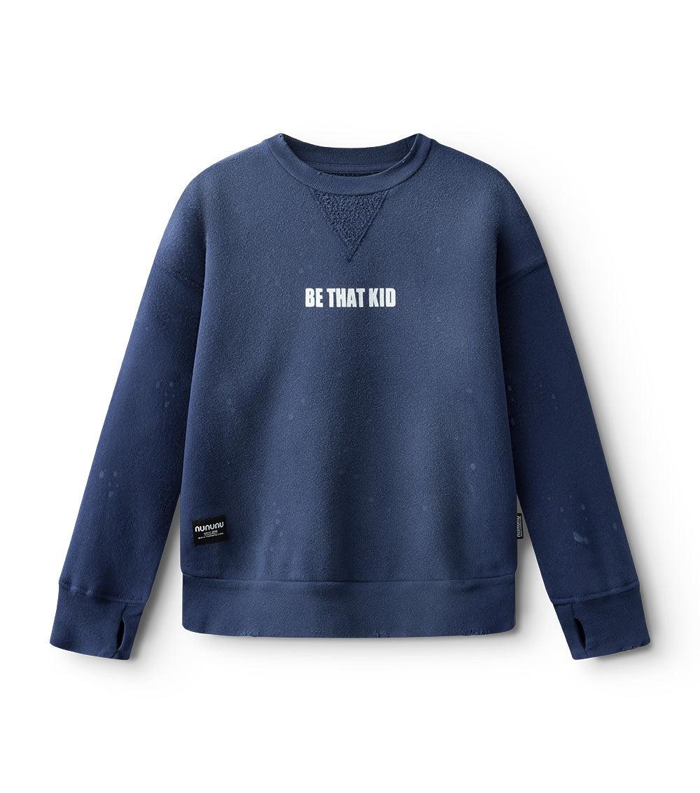 nununu vintage sweatshirt indigo