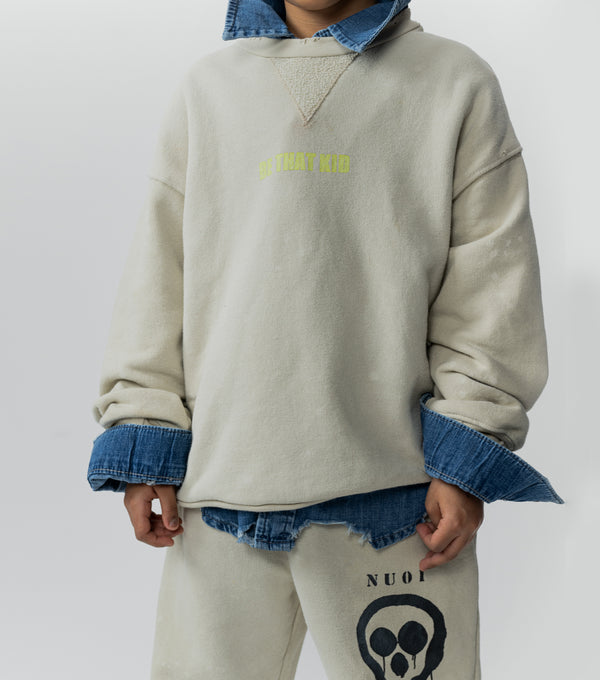 Nununu Vintage Sweatshirt Smokey Natural