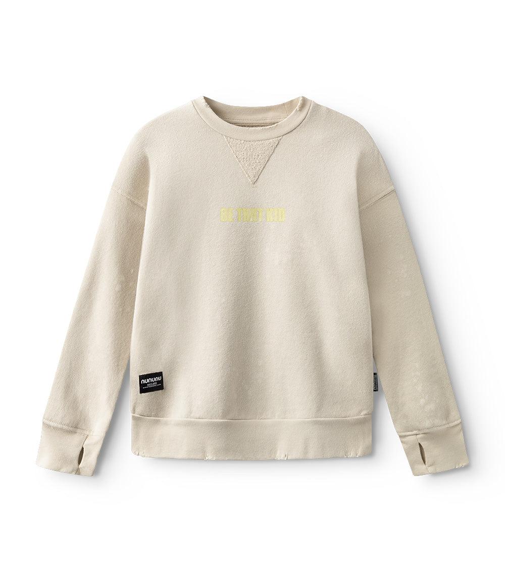 nununu vintage sweatshirt smokey natural