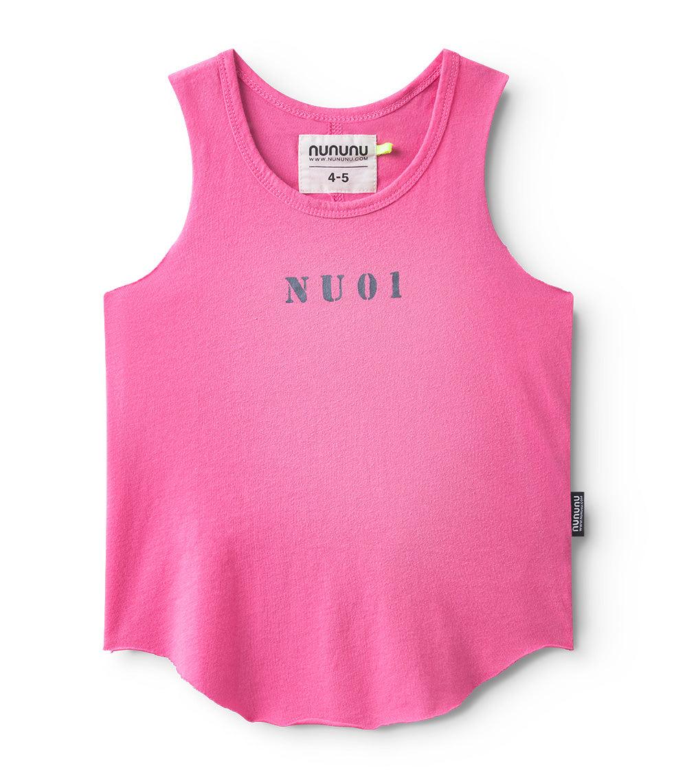nununu washed nu tank top hot pink