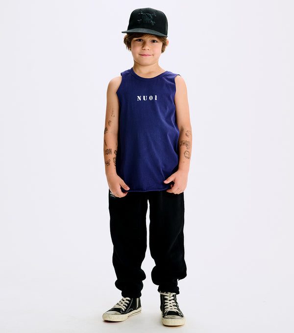 Nununu Washed Nu Tank Top Indigo