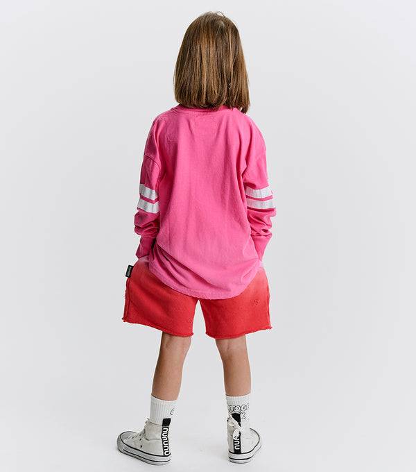 Nununu Washed Shirt Hot Pink