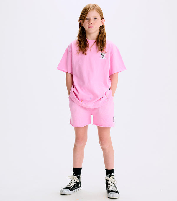 Nununu Washed Sweatshorts Super Pink