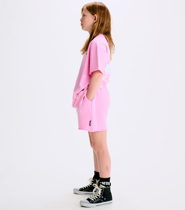 Nununu Washed Sweatshorts Super Pink