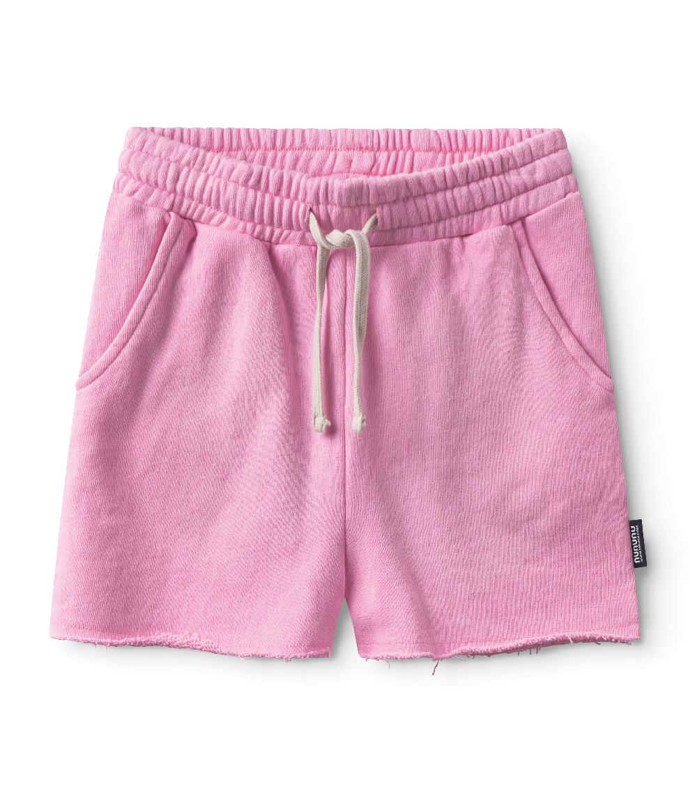 nununu washed sweatshorts super pink