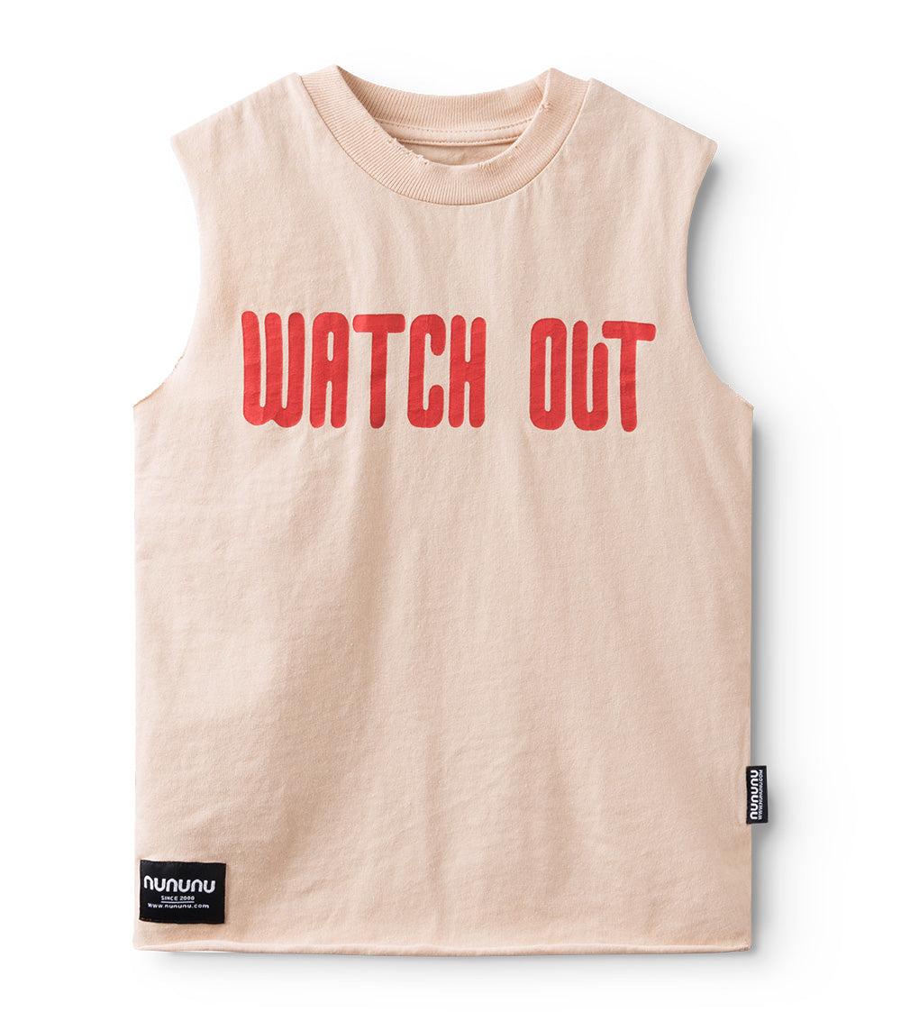 nununu watch out sleeveless shirt nude