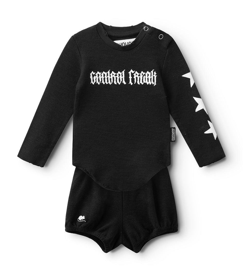 nununu watch out yoga set black