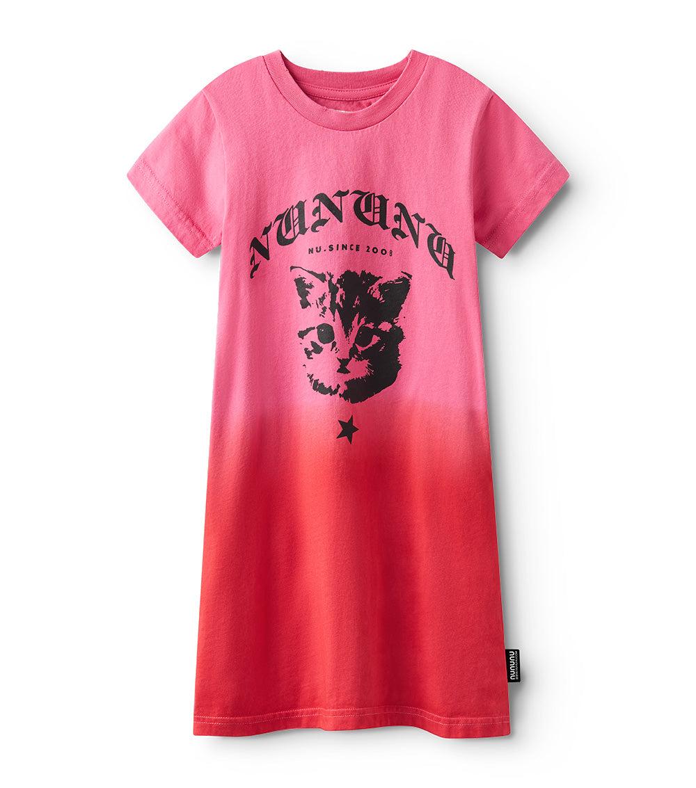 nununu wild cat a dress hot pink