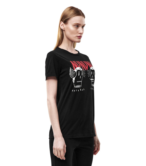 Nununu Women's Drawing T-shirt Black