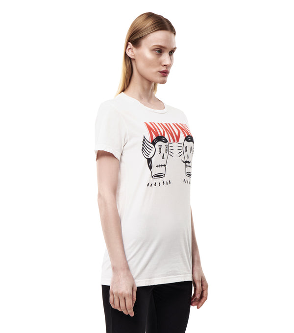Nununu Women's Drawing T-shirt White