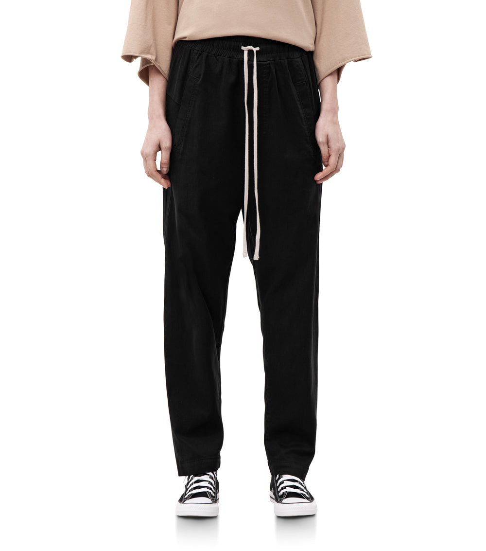 nununu women's drill pants black