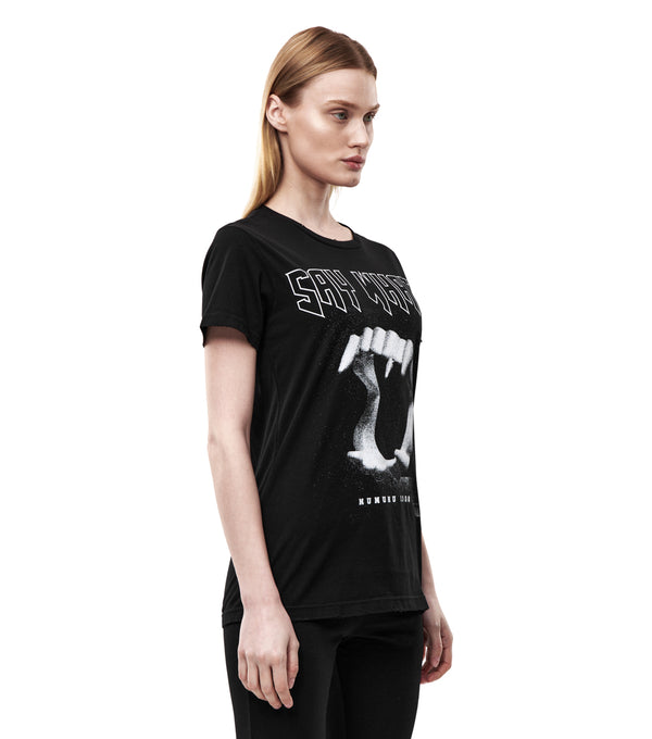 Nununu Women's Fangs T-shirt Black