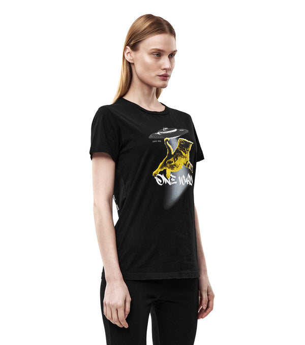 Nununu Women's Kitty Tour T-shirt Black