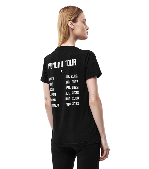 Nununu Women's Kitty Tour T-shirt Black