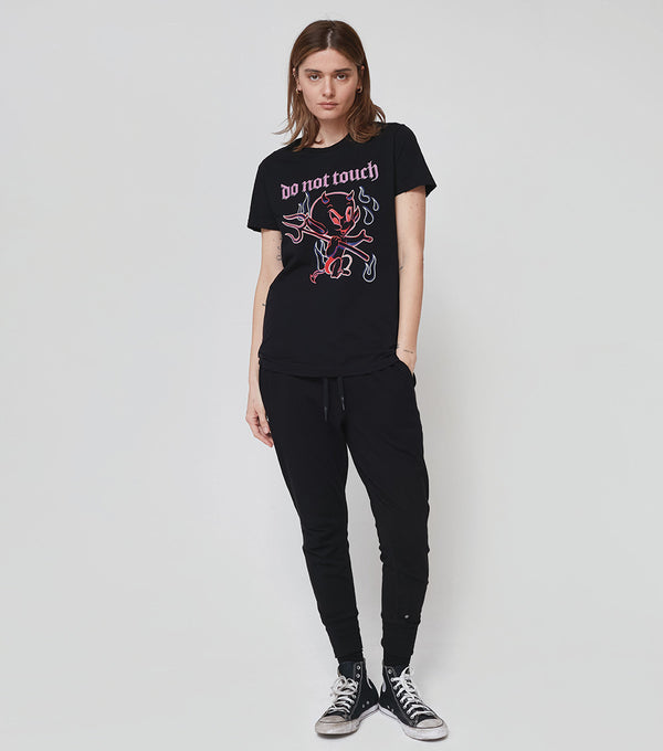 Nununu Women's Naughty Devil T-shirt Black