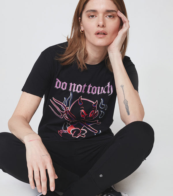 Nununu Women's Naughty Devil T-shirt Black