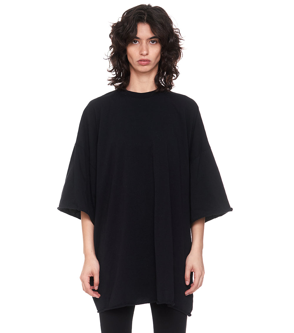 nununu women's oversized t-shirt black