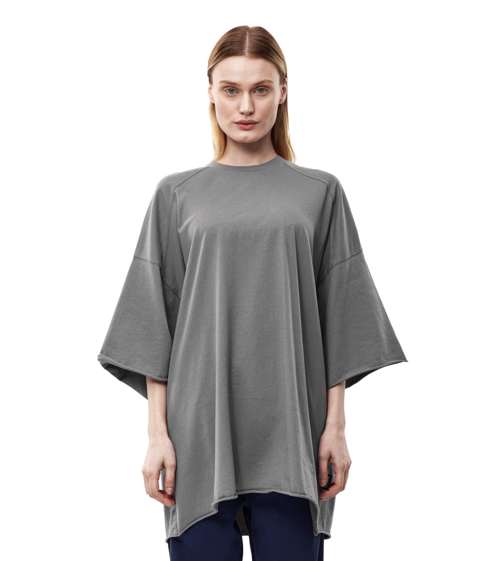 nununu women's oversized t-shirt concrete
