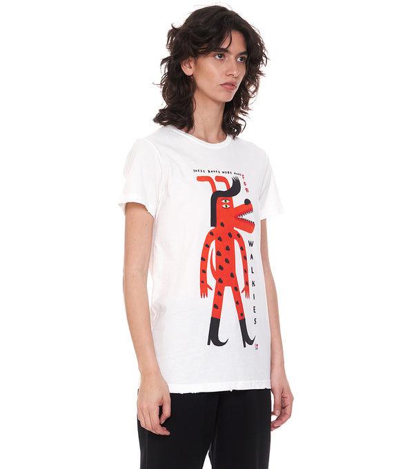 Nununu Women's Walkies T-shirt White